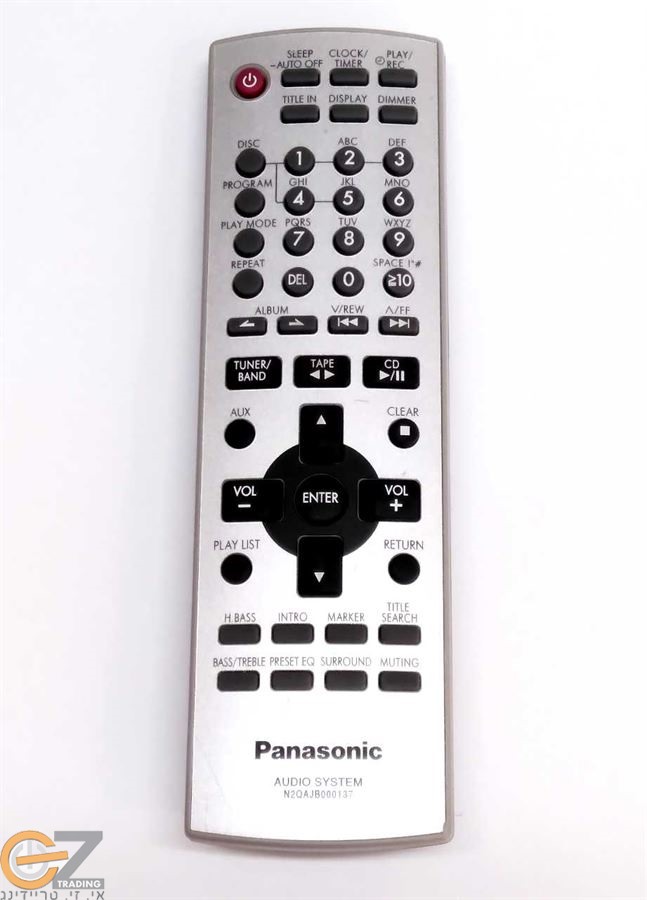 שלט מקורי למערכת אודיו PANASONIC פנסוניק