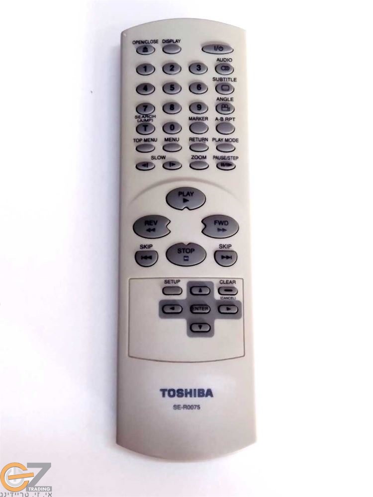 שלט מקורי DVD TOSHIBA טושיבה